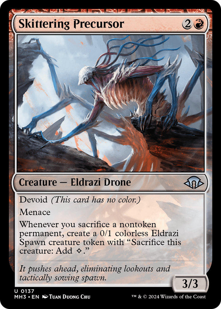 Skittering Precursor (137) Foil - Modern Horizons 3