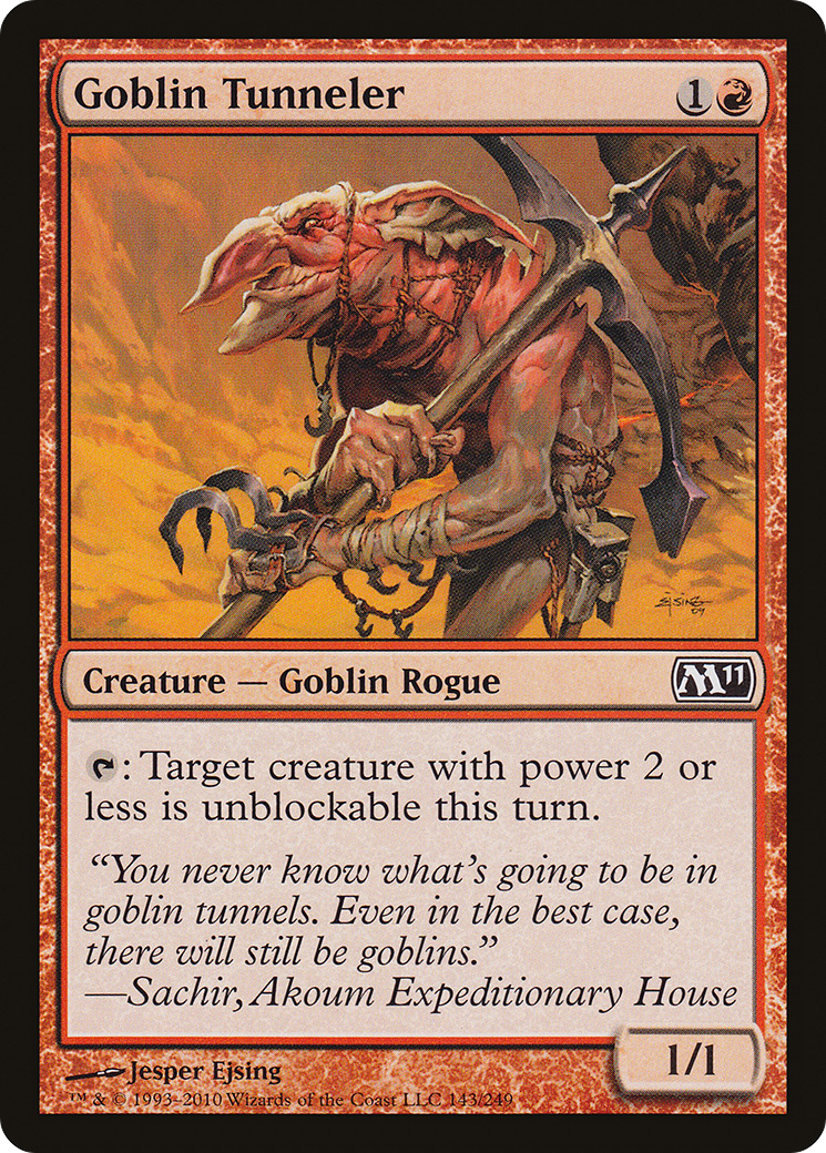 Goblin Tunneler (143) - Magic 2011