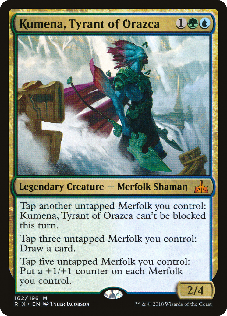 Kumena, Tyrant of Orazca [Rivals of Ixalan] | Silver Goblin