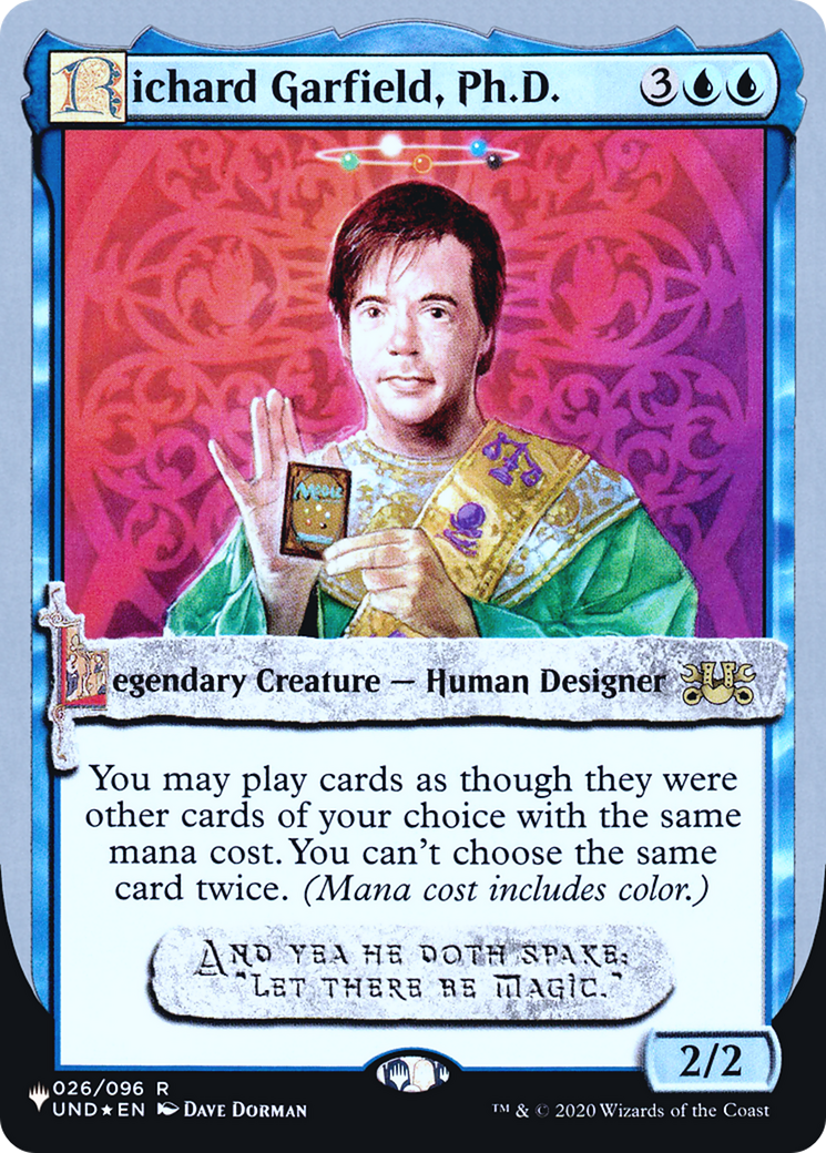 Richard Garfield, Ph.D. (017) Foil - The List (Unfinity Foil Edition)