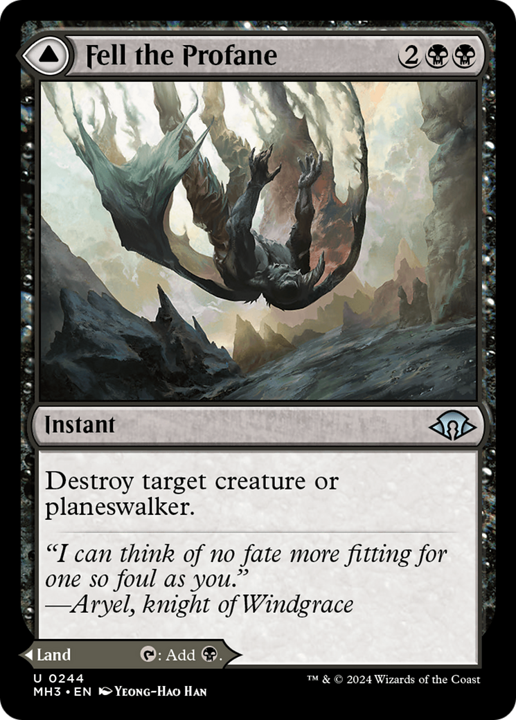 Fell the Profane (244) Foil - Modern Horizons 3