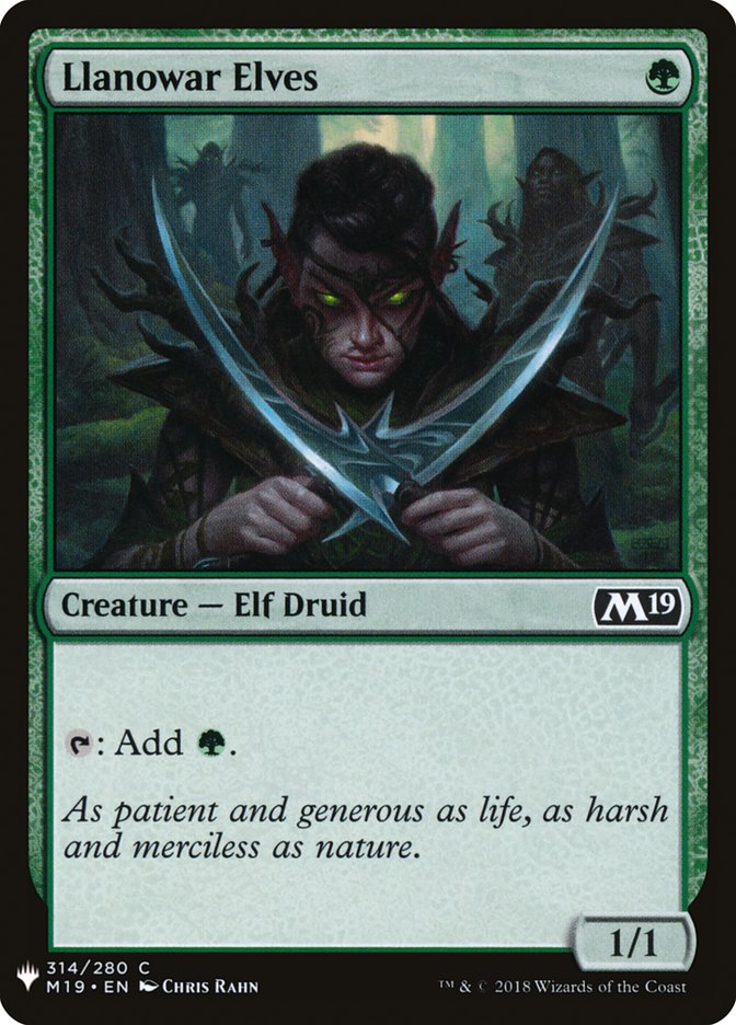 Llanowar Elves [Mystery Booster] | Silver Goblin