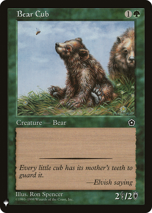 Bear Cub (Retro) (P02-123) - The List