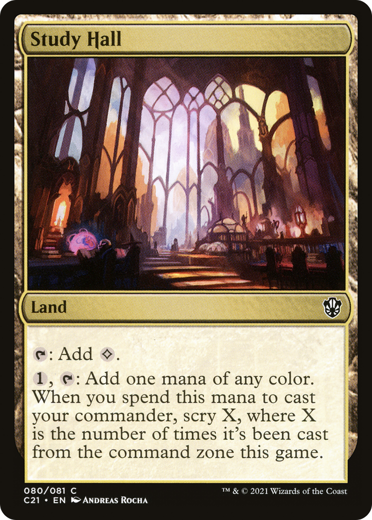 Study Hall (080) - Commander 2021