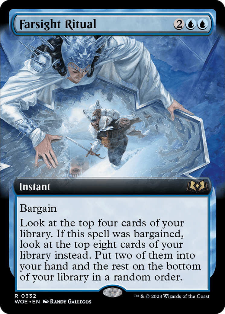 Farsight Ritual (Extended Art) (332) Foil - Wilds of Eldraine