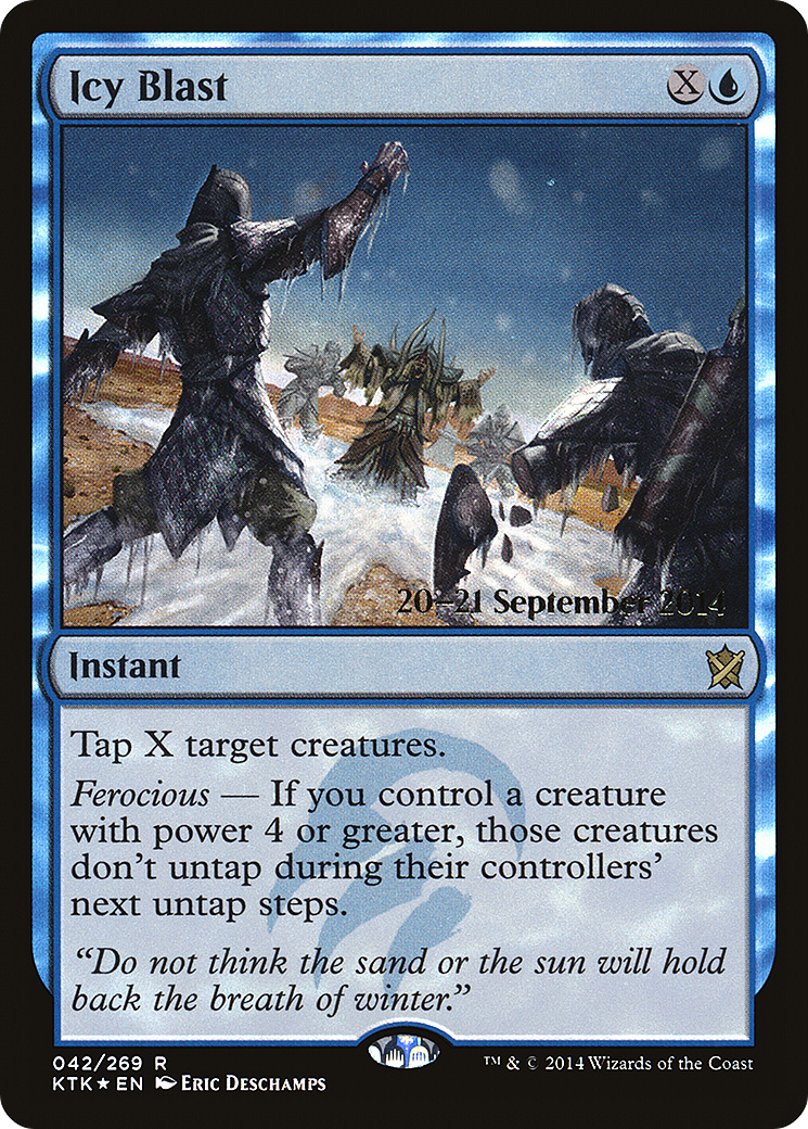 Icy Blast (42s) Foil - Khans of Tarkir Promos