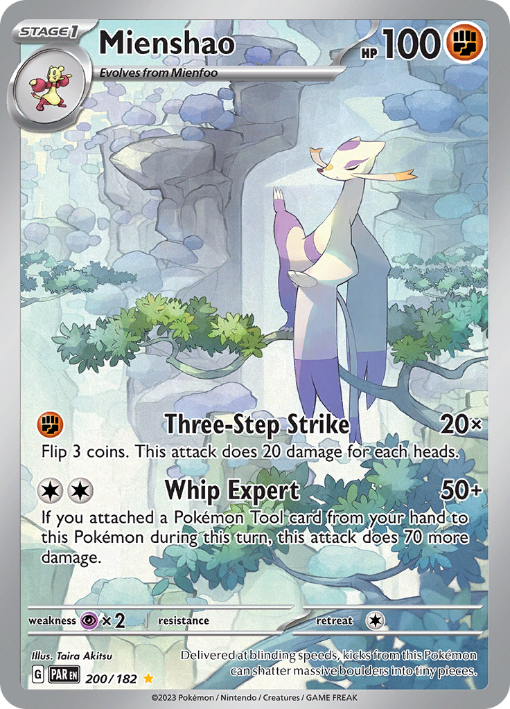 Mienshao (200/182) [Scarlet & Violet: Paradox Rift] | Silver Goblin