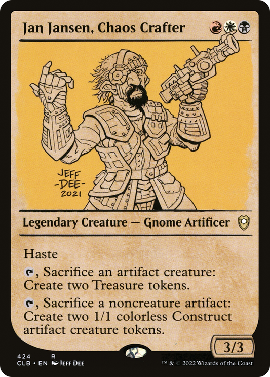 Jan Jansen, Chaos Crafter (Showcase) (424) - Commander Legends: Battle for Baldur's Gate