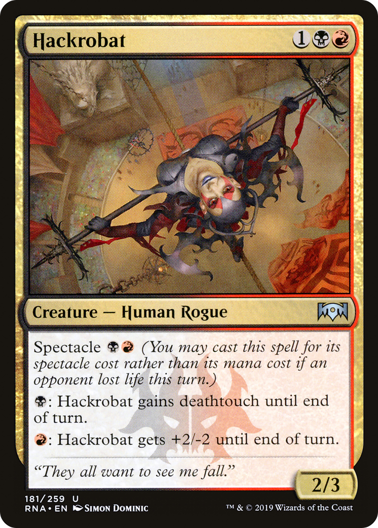 Hackrobat (181) Foil - Ravnica Allegiance