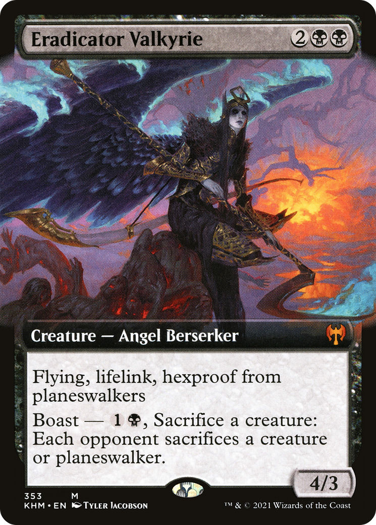Eradicator Valkyrie (Extended Art) (353) - Kaldheim