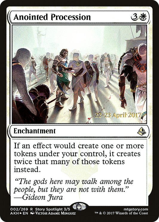 Anointed Procession (002) Foil - Amonkhet Promos