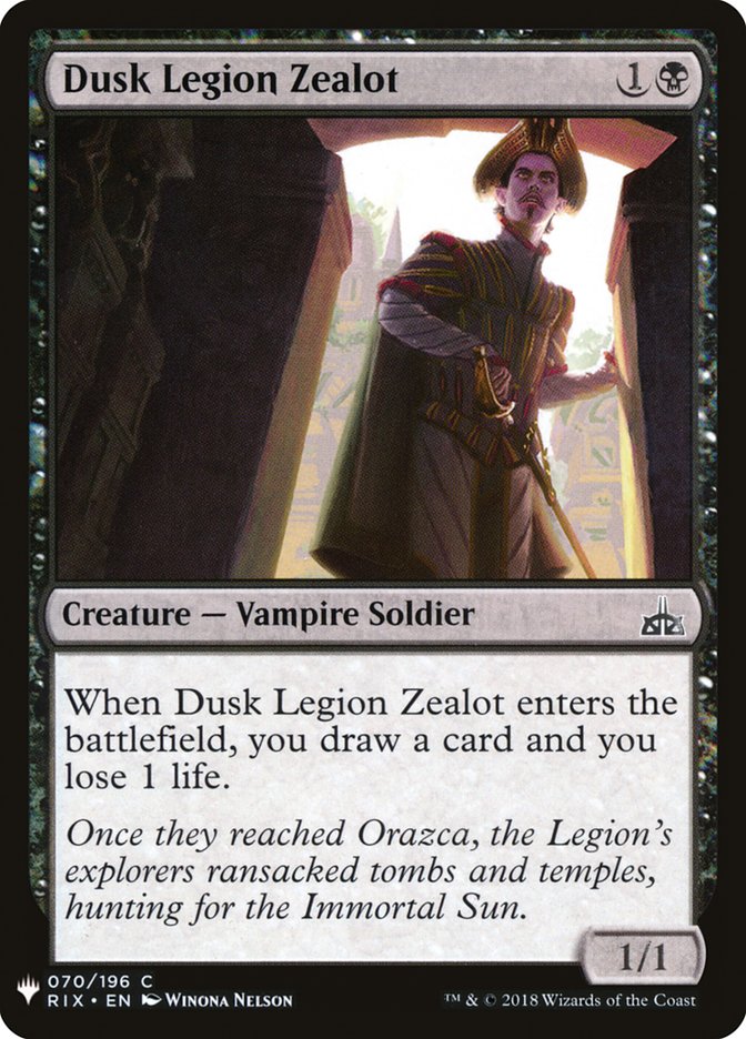 Dusk Legion Zealot [Mystery Booster] | Silver Goblin