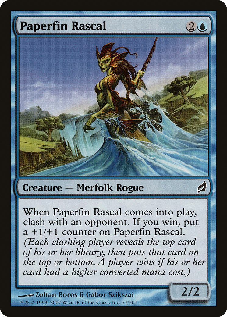 Paperfin Rascal (077) Foil - Lorwyn