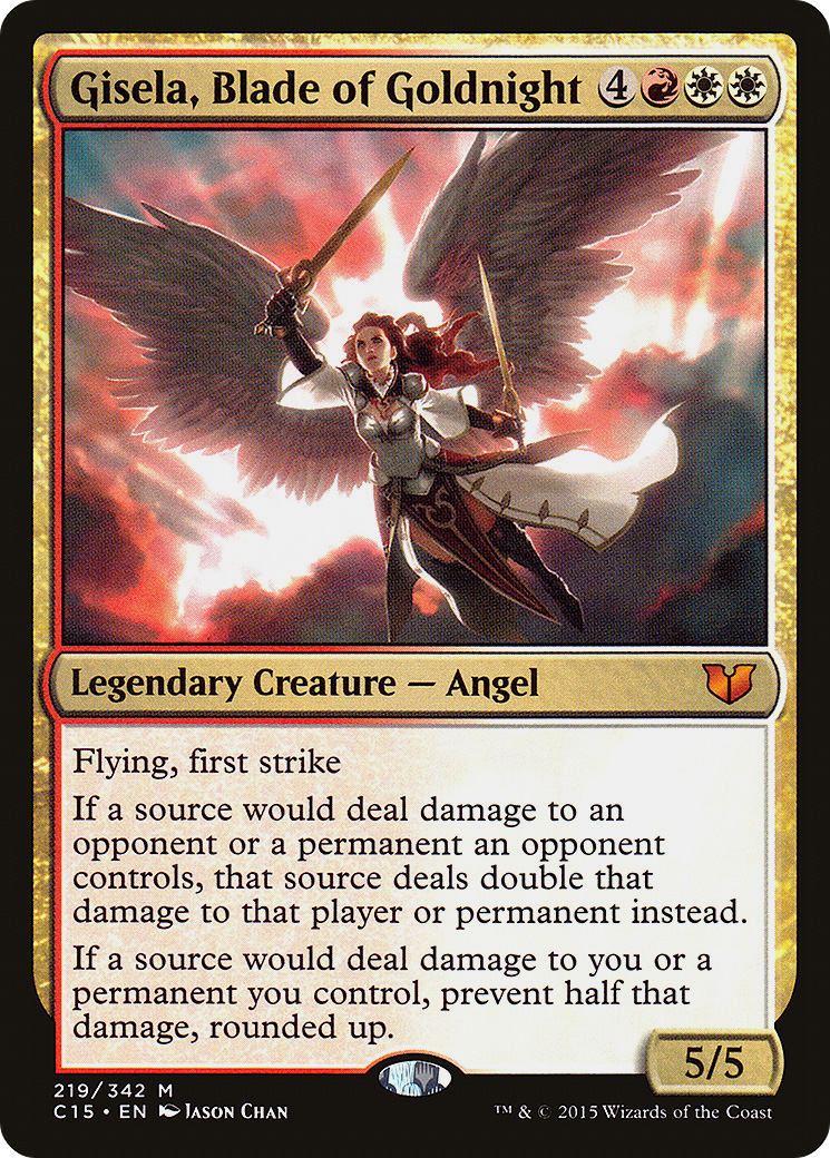 Gisela, Blade of Goldnight (219) - Commander 2015