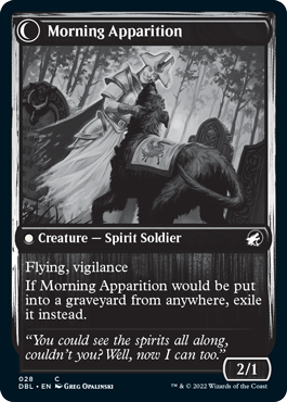 Mourning Patrol // Morning Apparition (028) - Innistrad: Double Feature