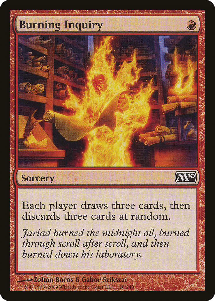 Burning Inquiry [Magic 2010] Foil