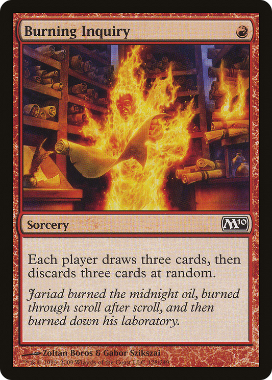 Burning Inquiry [Magic 2010] Foil