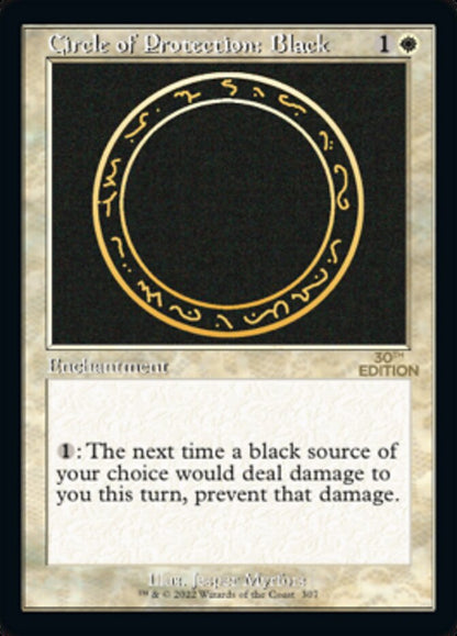 Circle of Protection: Black (Retro) (307) - 30th Anniversary Edition