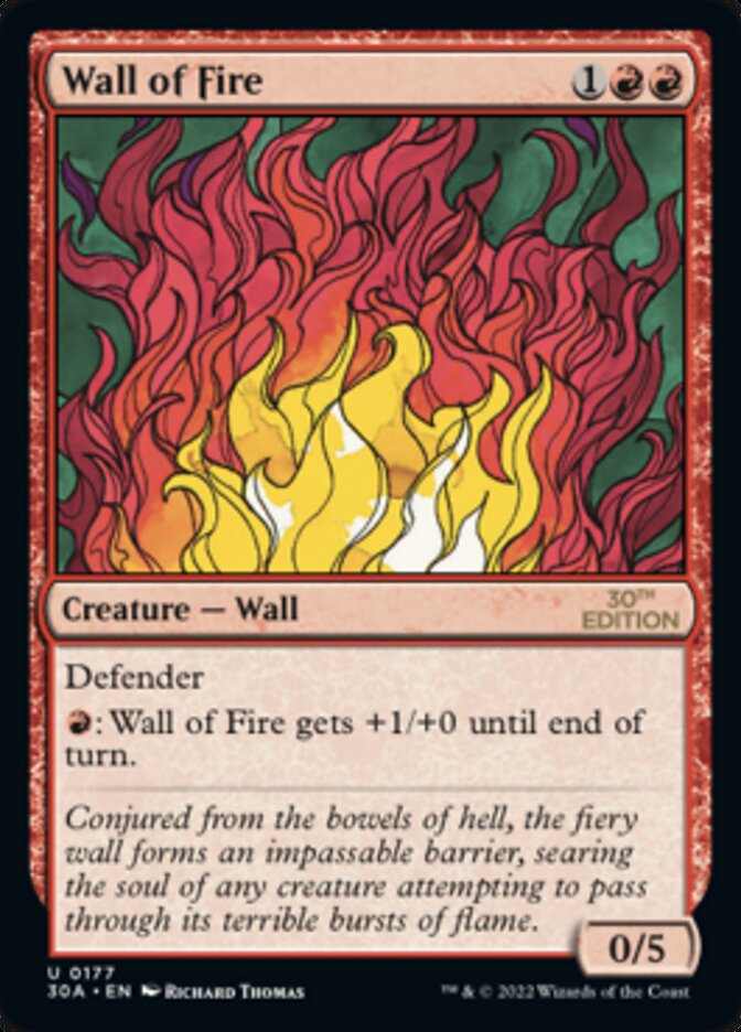 Wall of Fire [30th Anniversary Edition] | Silver Goblin