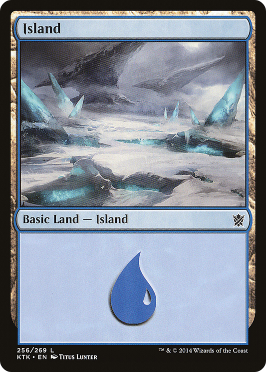 Island (256) [Khans of Tarkir] Foil