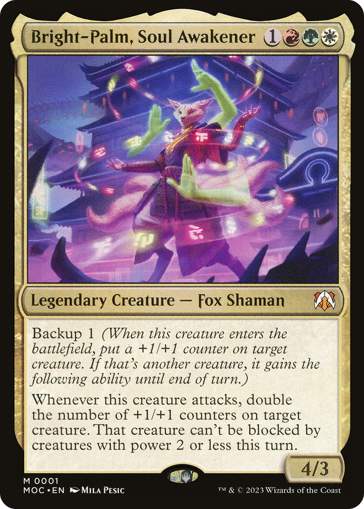 Bright-Palm, Soul Awakener (001) - March of the Machine Commander