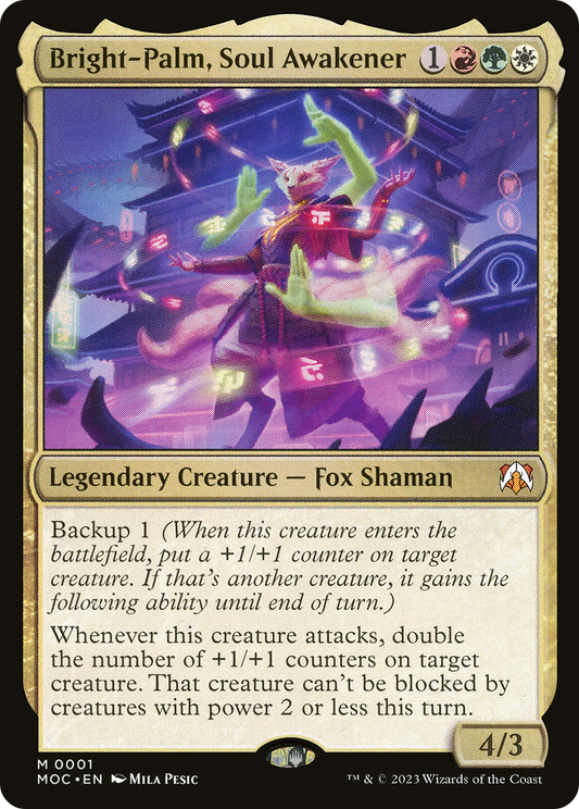 Bright-Palm, Soul Awakener (001) - March of the Machine Commander