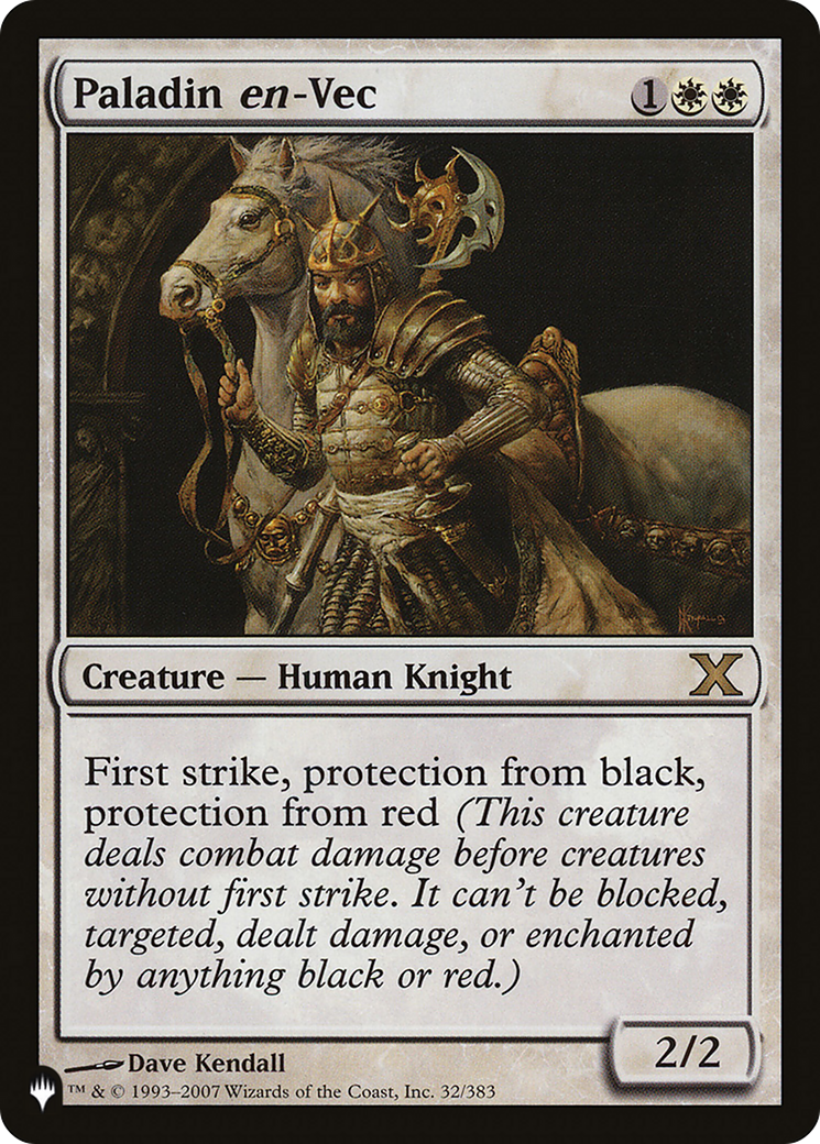 Paladin en-Vec (10E-32) - The List