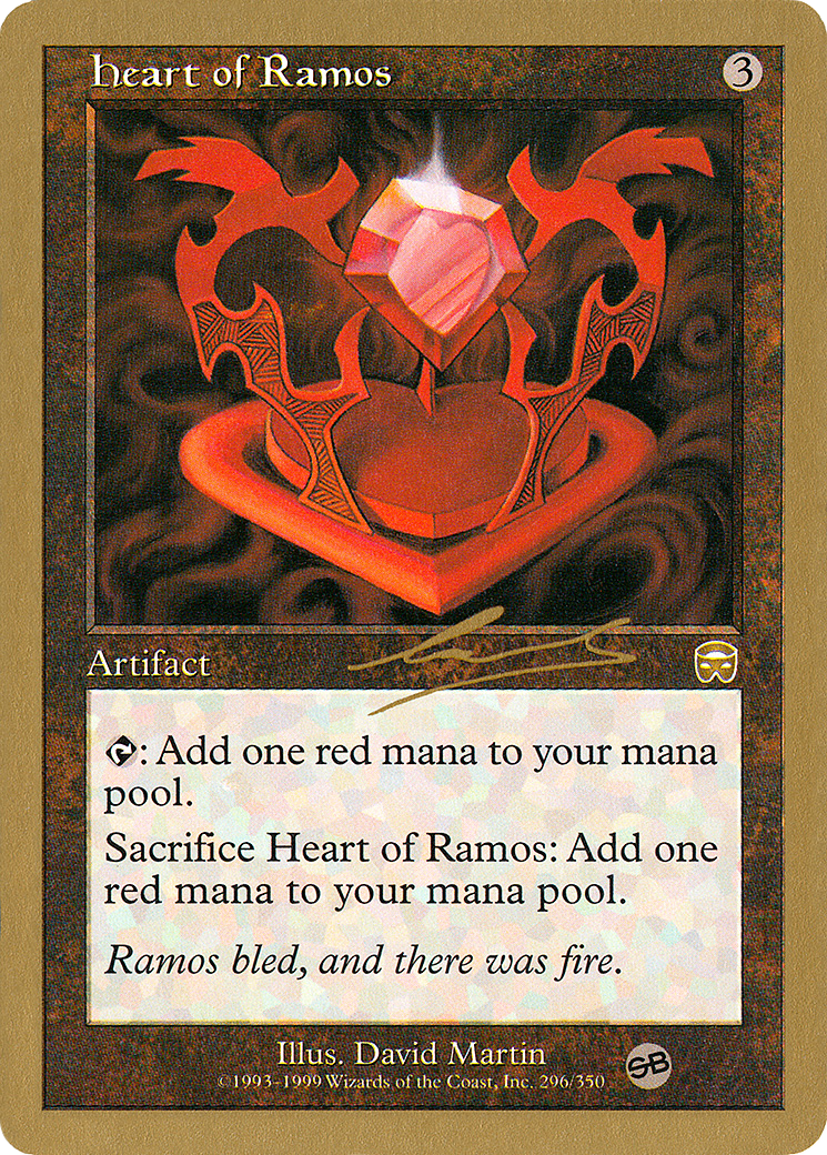 Heart of Ramos - 2000 Nicolas Labarre (MMQ) (SB) (Retro) - World Championship Decks 2000