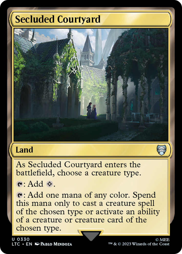 Secluded Courtyard (330) - Tales of Middle-earth Commander