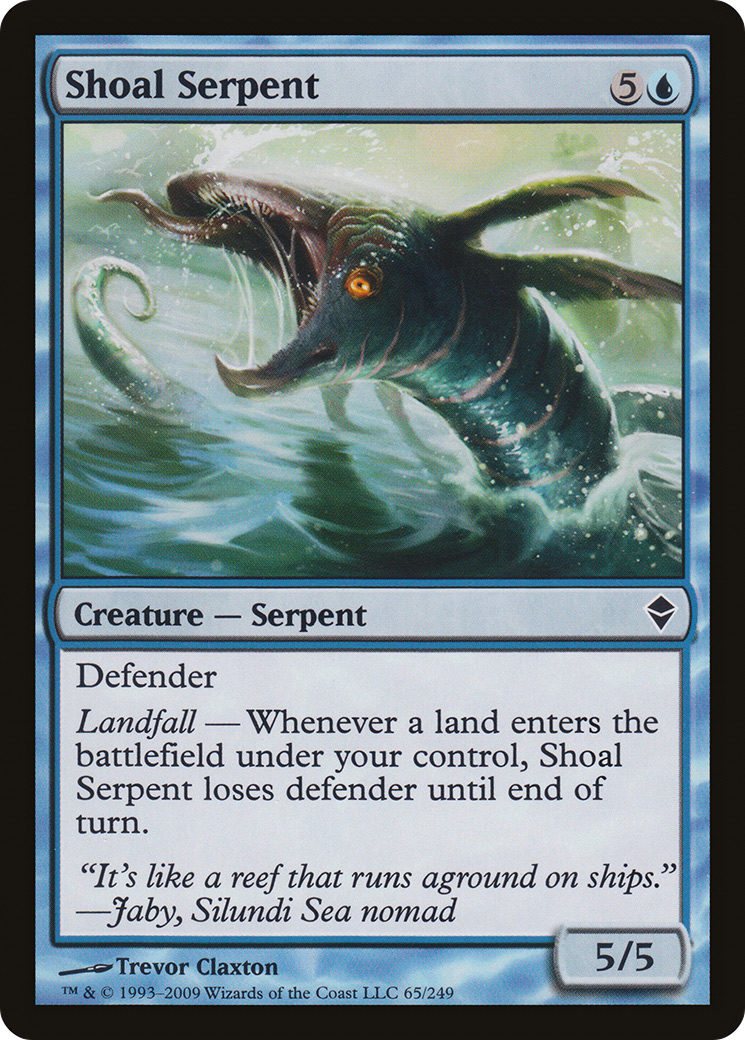 Shoal Serpent (065) - Zendikar