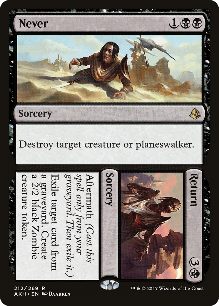 Never // Return (212) Foil - Amonkhet