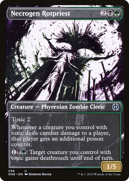 Necrogen Rotpriest (Showcase) (296) - Phyrexia: All Will Be One