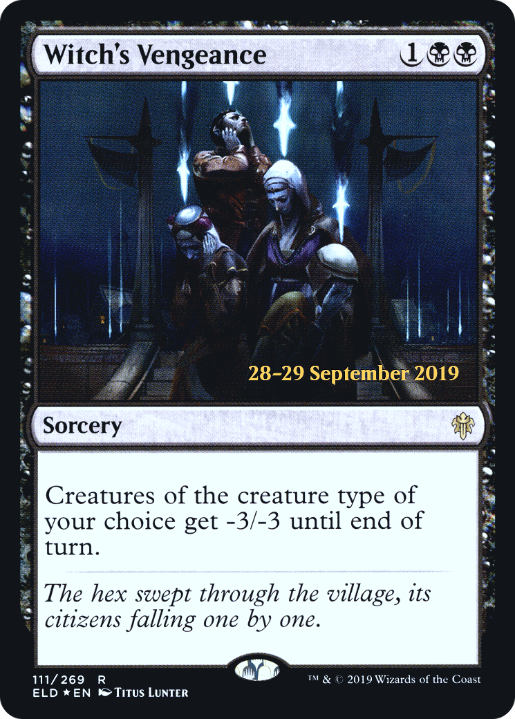 Witch's Vengeance [Throne of Eldraine Prerelease Promos] | Silver Goblin