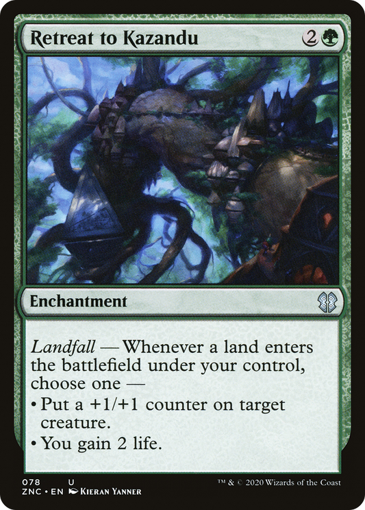 Retreat to Kazandu (078) - Zendikar Rising Commander