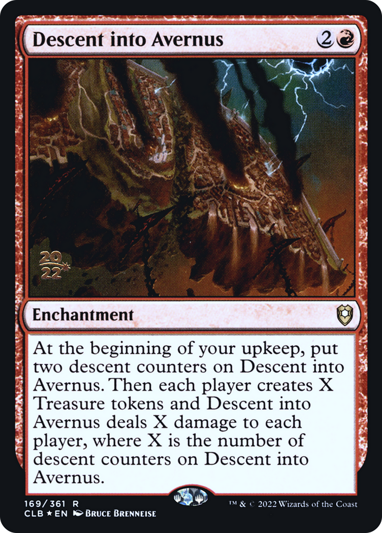 Descent into Avernus (169s) Foil - Battle for Baldur's Gate Promos