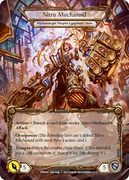 Construct Nitro Mechanoid // Nitro Mechanoid (Marvel) (DYN092) Cold Foil - Dynasty