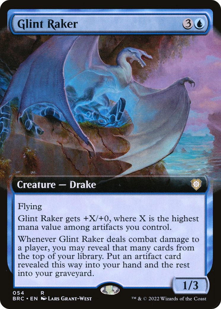 Glint Raker (Extended Art) (054) - The Brothers' War Commander