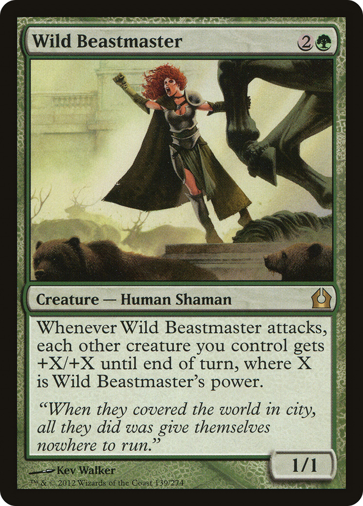Wild Beastmaster (139) - Return to Ravnica