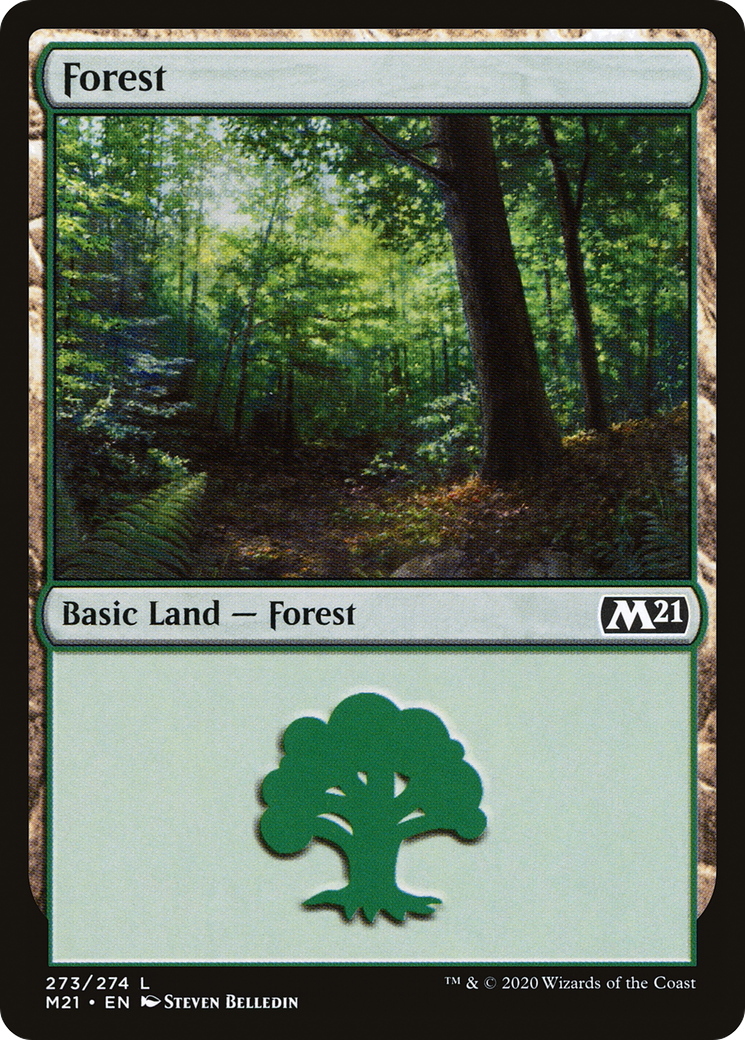 Forest (273) Foil - Core Set 2021