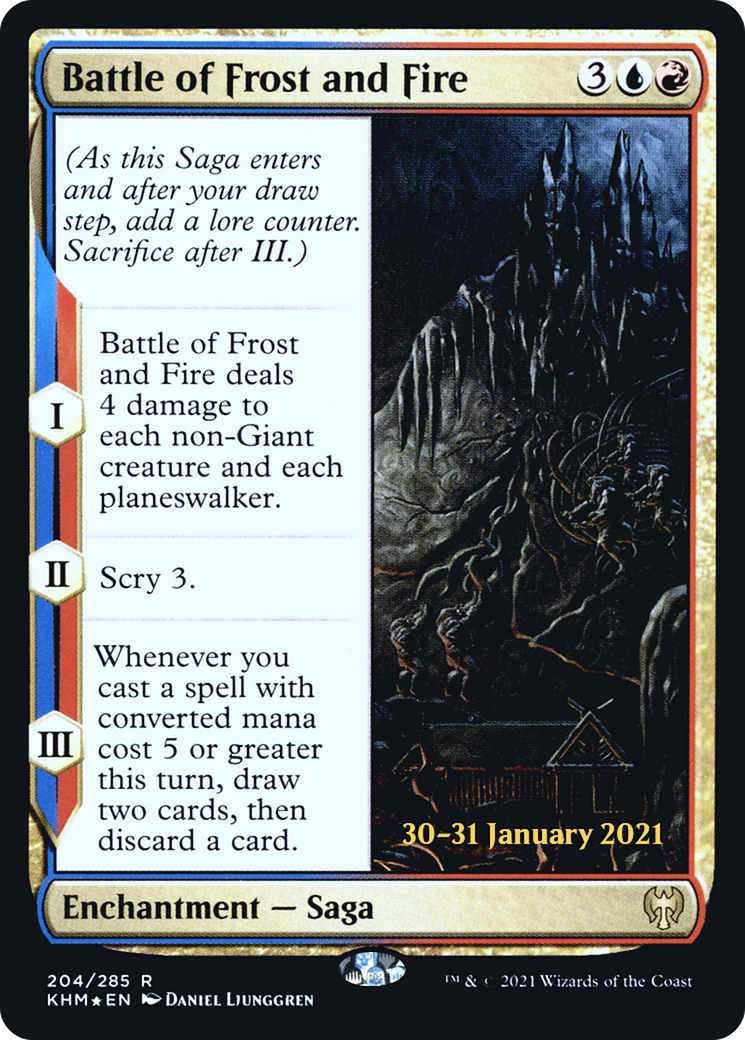 Battle of Frost and Fire (204s) Foil - Kaldheim Promos