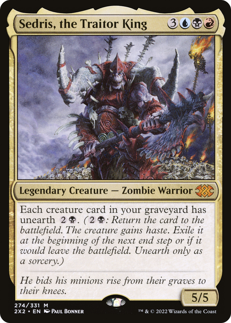 Sedris, the Traitor King (274) Foil - Double Masters 2022