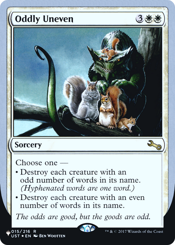 Oddly Uneven (006) Foil - The List (Unfinity Foil Edition)