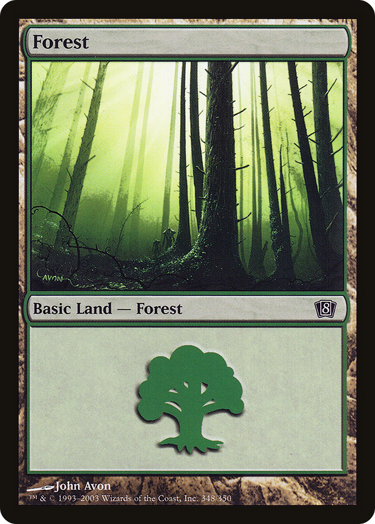 Forest (348) Foil - Eighth Edition
