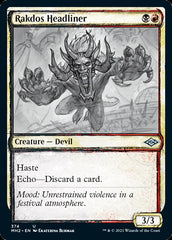 Rakdos Headliner (Sketch) [Modern Horizons 2] | Silver Goblin