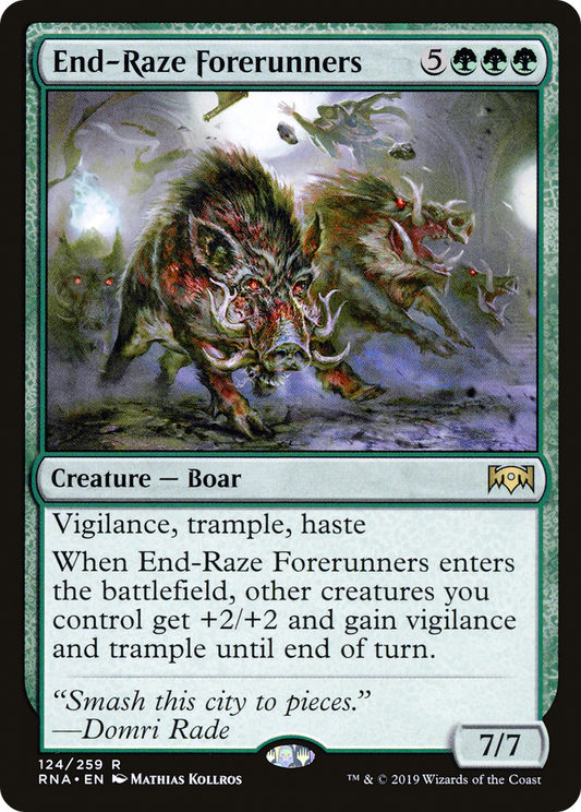 End-Raze Forerunners [Ravnica Allegiance] Foil