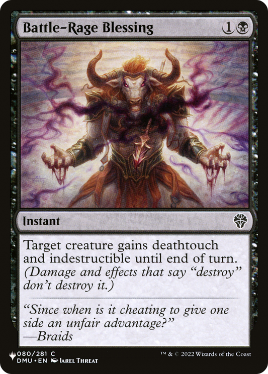 Battle-Rage Blessing (DMU-80) - The List