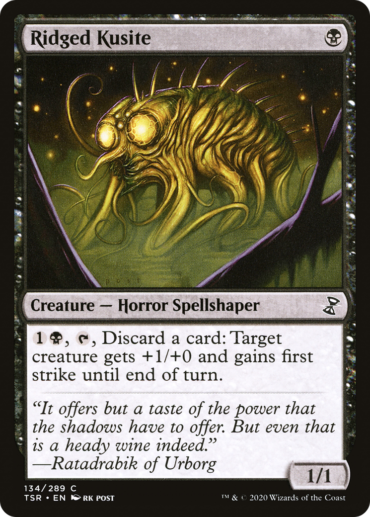 Ridged Kusite (134) Foil - Time Spiral Remastered