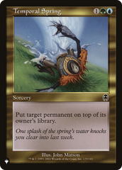 Temporal Spring [The List Reprints] | Silver Goblin