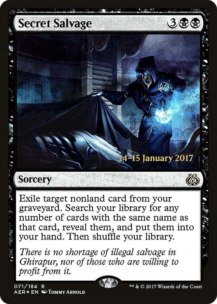 Secret Salvage (071) Foil - Aether Revolt Promos