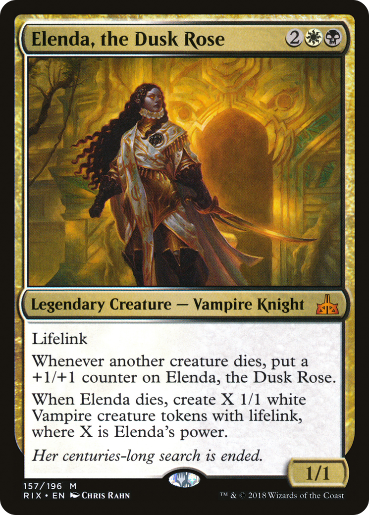 Elenda, the Dusk Rose [Rivals of Ixalan] | Silver Goblin